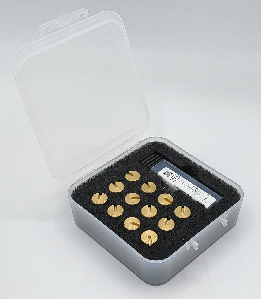 [300002] Test specimens Medentika (DC5/Cimt PI5)1 set=12 pcs incl. Milling tool